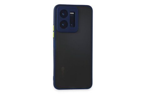 Newface Vivo Y35 Kılıf Montreal Silikon Kapak - Lacivert