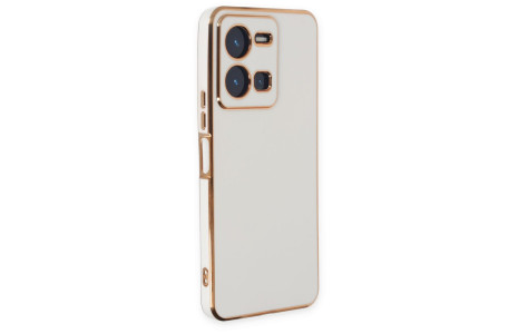 Newface Vivo Y35 Kılıf Volet Silikon - Beyaz