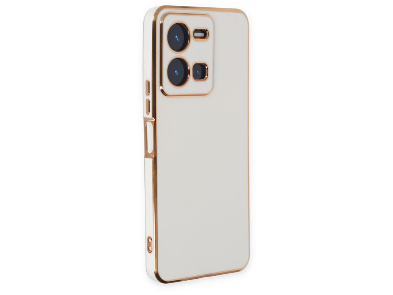 Newface Vivo Y35 Kılıf Volet Silikon - Beyaz