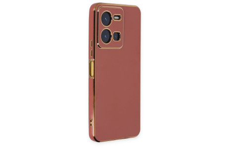 Newface Vivo Y35 Kılıf Volet Silikon - Kırmızı