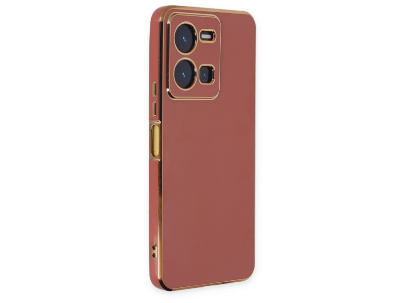 Newface Vivo Y35 Kılıf Volet Silikon - Kırmızı