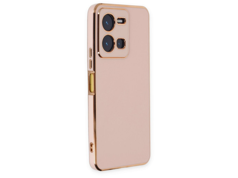 Newface Vivo Y35 Kılıf Volet Silikon - Pembe