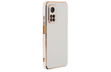 Newface Xiaomi Mi 10T Pro Kılıf Volet Silikon - Beyaz