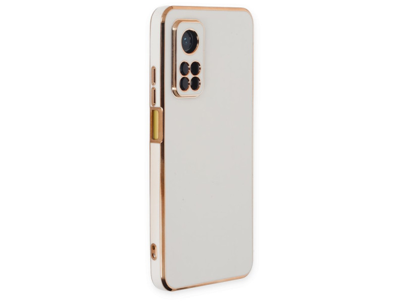 Newface Xiaomi Mi 10T Pro Kılıf Volet Silikon - Beyaz