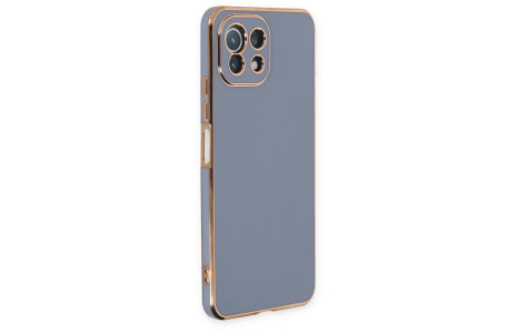 Newface Xiaomi Mİ 11 Lite Kılıf Volet Silikon - Mavi