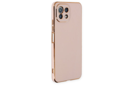 Newface Xiaomi Mİ 11 Lite Kılıf Volet Silikon - Pembe
