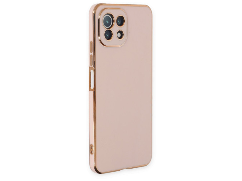 Newface Xiaomi Mİ 11 Lite Kılıf Volet Silikon - Pembe