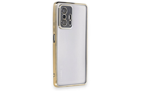 Newface Xiaomi Mi 11T Kılıf Razer Lensli Silikon - Gold