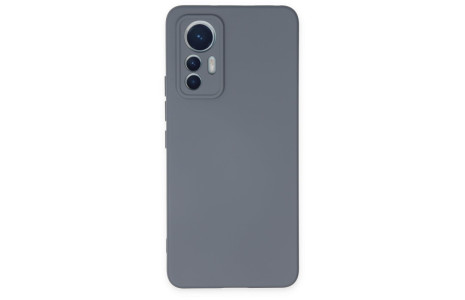 Newface Xiaomi Mi 12 Lite Kılıf Nano içi Kadife Silikon - Gri
