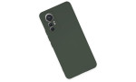 Newface Xiaomi Mi 12 Lite Kılıf Nano içi Kadife Silikon - Koyu Yeşil
