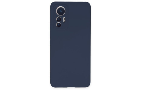 Newface Xiaomi Mi 12 Lite Kılıf Nano içi Kadife Silikon - Lacivert