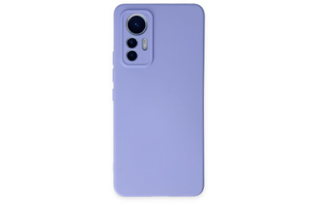 Newface Xiaomi Mi 12 Lite Kılıf Nano içi Kadife Silikon - Lila