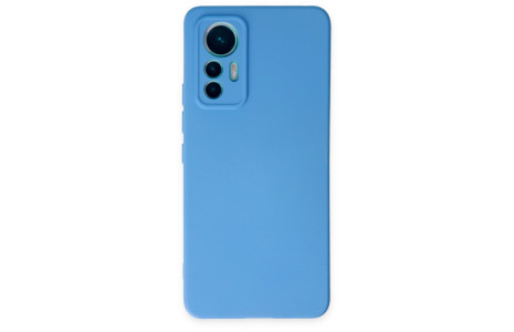 Newface Xiaomi Mi 12 Lite Kılıf Nano içi Kadife Silikon - Mavi