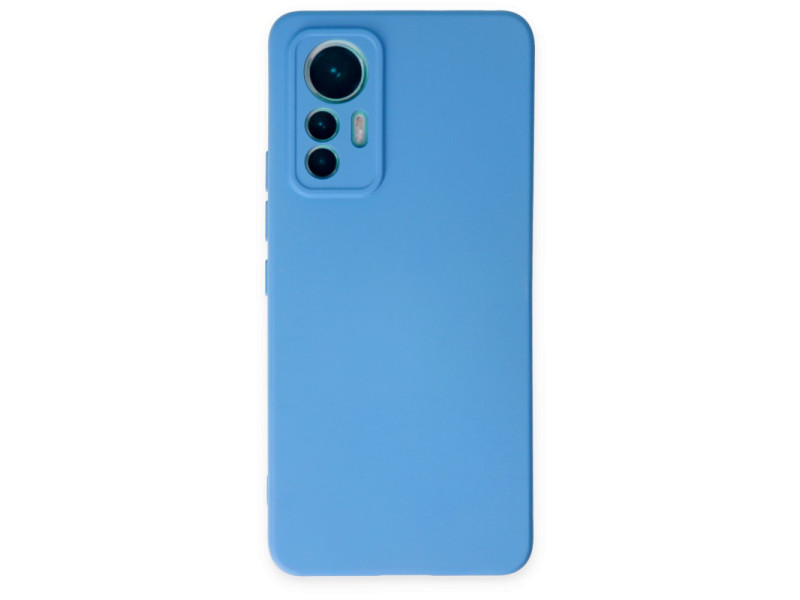 Newface Xiaomi Mi 12 Lite Kılıf Nano içi Kadife Silikon - Mavi