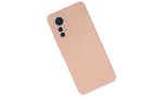Newface Xiaomi Mi 12 Lite Kılıf Nano içi Kadife Silikon - Pudra