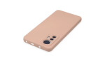 Newface Xiaomi Mi 12 Lite Kılıf Nano içi Kadife Silikon - Pudra