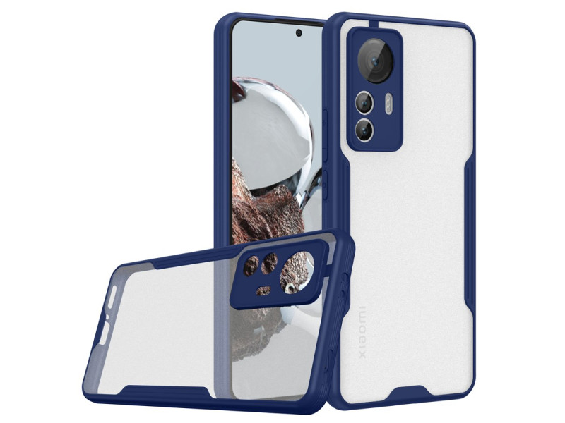 Newface Xiaomi Mi 12T Kılıf Platin Silikon - Lacivert
