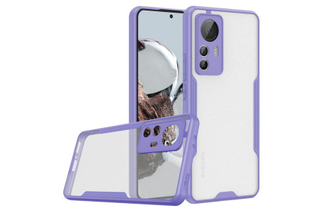 Newface Xiaomi Mi 12T Kılıf Platin Silikon - Lila