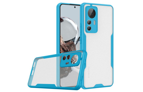 Newface Xiaomi Mi 12T Kılıf Platin Silikon - Mavi