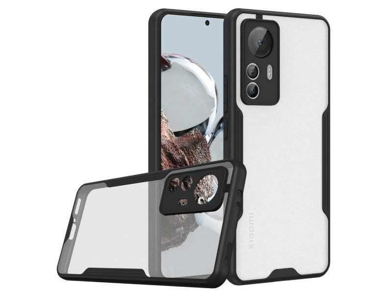 Newface Xiaomi Mi 12T Kılıf Platin Silikon - Siyah