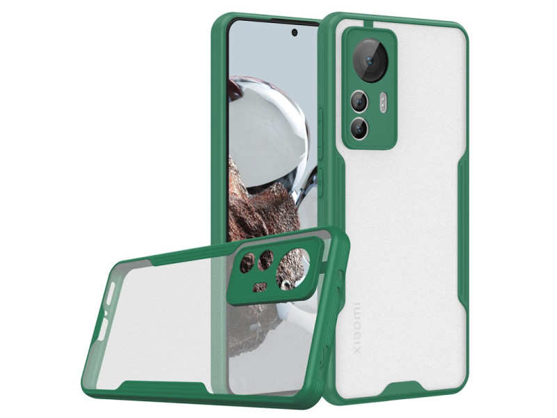 Newface Xiaomi Mi 12T Kılıf Platin Silikon - Yeşil