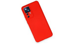 Newface Xiaomi Mi 12T Pro Kılıf Nano içi Kadife Silikon - Kırmızı