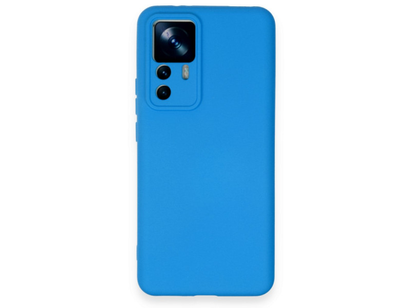 Newface Xiaomi Mi 12T Pro Kılıf Nano içi Kadife Silikon - Mavi