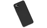 Newface Xiaomi Mi 12T Pro Kılıf Nano içi Kadife Silikon - Siyah