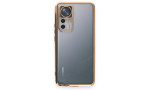 Newface Xiaomi Mi 12T Pro Kılıf Razer Lensli Silikon - Gold