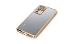 Newface Xiaomi Mi 12T Pro Kılıf Razer Lensli Silikon - Gold