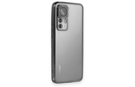 Newface Xiaomi Mi 12T Pro Kılıf Razer Lensli Silikon - Siyah