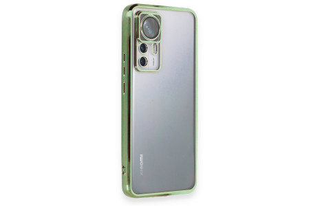 Newface Xiaomi Mi 12T Pro Kılıf Razer Lensli Silikon - Yeşil