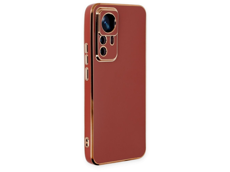 Newface Xiaomi Mi 12T Pro Kılıf Volet Silikon - Kırmızı