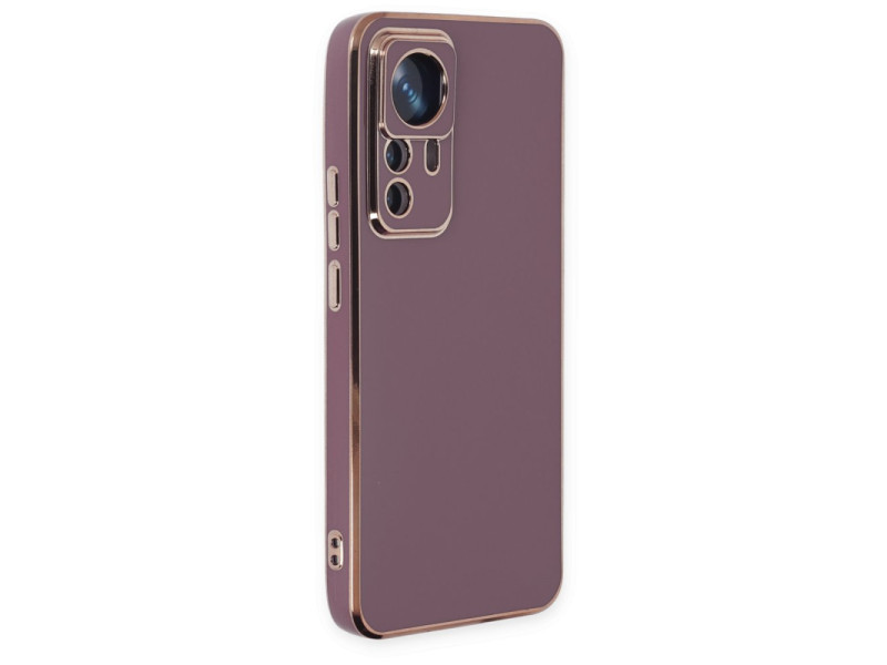 Newface Xiaomi Mi 12T Pro Kılıf Volet Silikon - Mor
