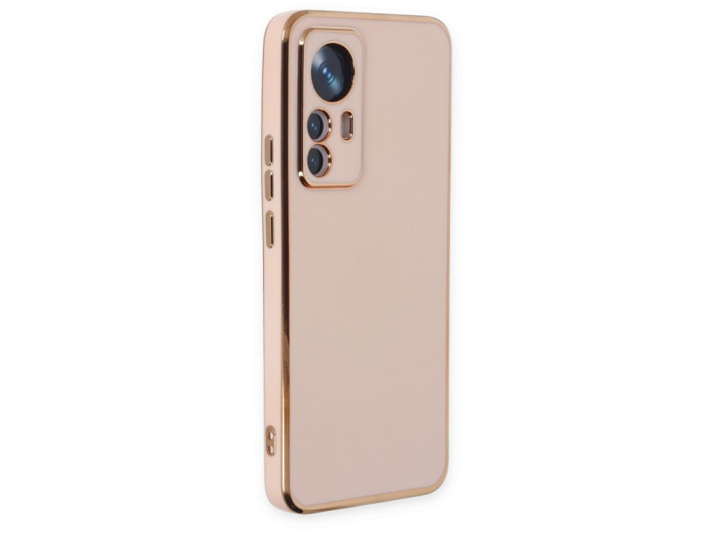 Newface Xiaomi Mi 12T Pro Kılıf Volet Silikon - Pembe