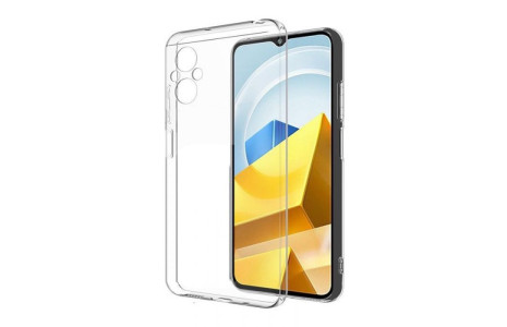 Newface Xiaomi Poco M5 Kılıf Lüx Şeffaf Silikon