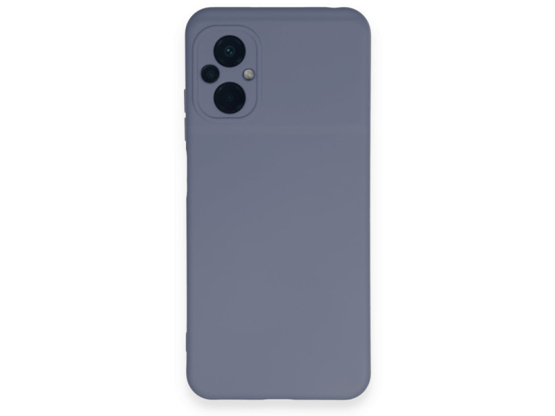 Newface Xiaomi Poco M5 Kılıf Nano içi Kadife Silikon - Gri