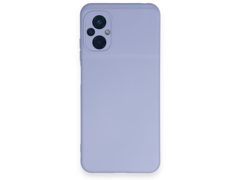 Newface Xiaomi Poco M5 Kılıf Nano içi Kadife Silikon - Lila