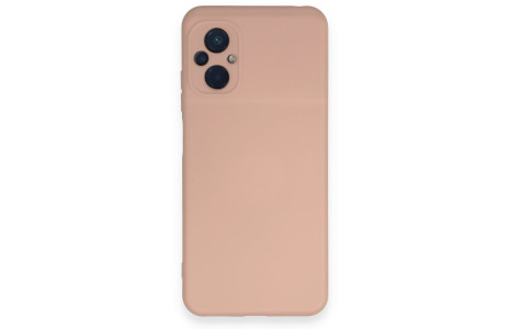 Newface Xiaomi Poco M5 Kılıf Nano içi Kadife Silikon - Pudra