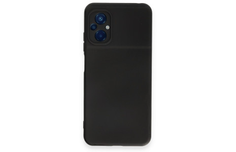 Newface Xiaomi Poco M5 Kılıf Nano içi Kadife Silikon - Siyah