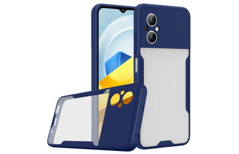 Newface Xiaomi Poco M5 Kılıf Platin Silikon - Lacivert