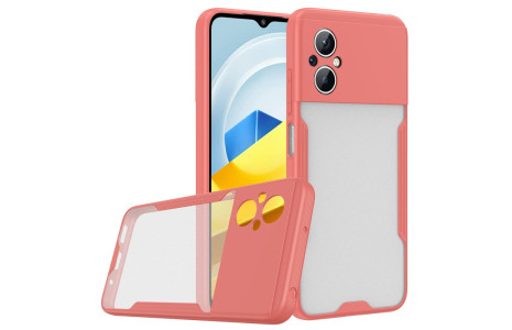 Newface Xiaomi Poco M5 Kılıf Platin Silikon - Pembe