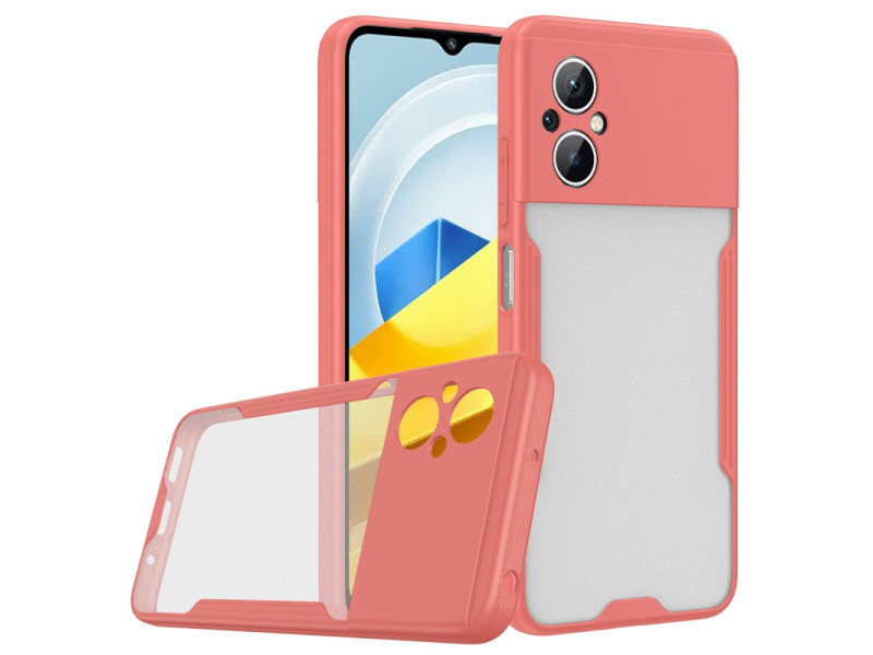 Newface Xiaomi Poco M5 Kılıf Platin Silikon - Pembe