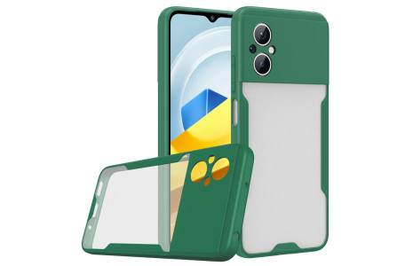 Newface Xiaomi Poco M5 Kılıf Platin Silikon - Yeşil