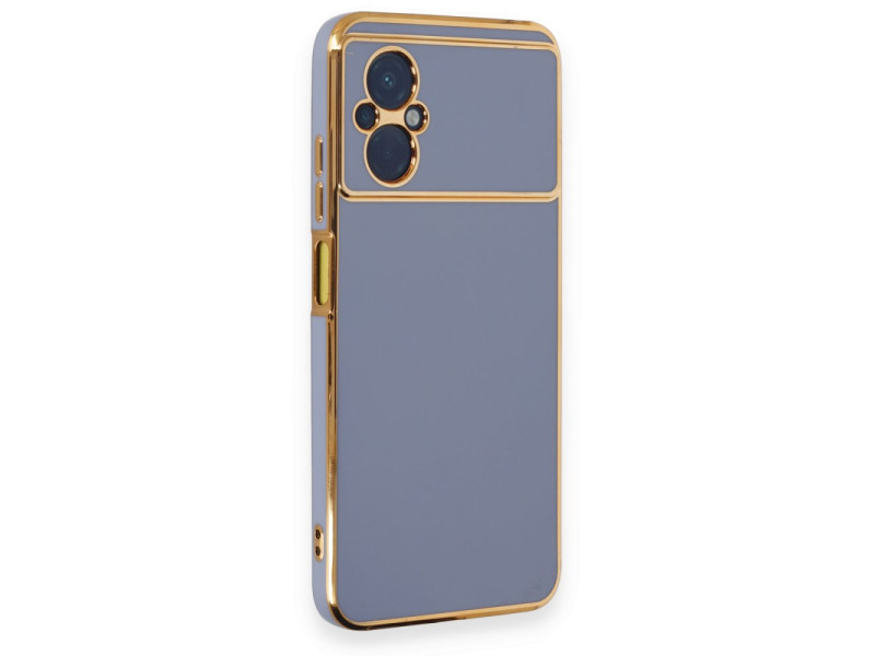 Newface Xiaomi Poco M5 Kılıf Volet Silikon - Mavi