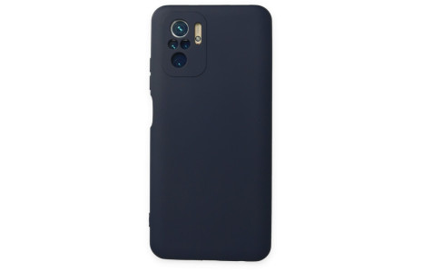 Newface Xiaomi Poco M5s Kılıf Nano içi Kadife Silikon - Lacivert