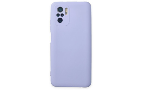 Newface Xiaomi Poco M5s Kılıf Nano içi Kadife Silikon - Lila