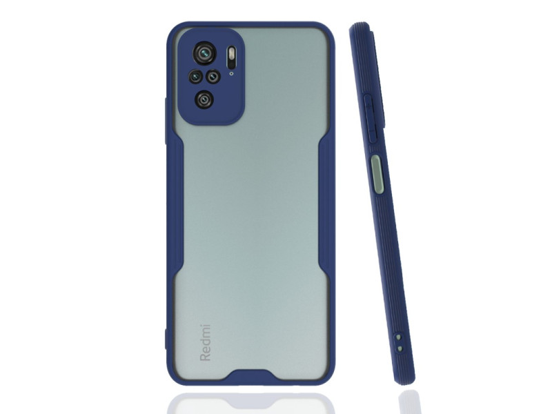 Newface Xiaomi Poco M5s Kılıf Platin Silikon - Lacivert