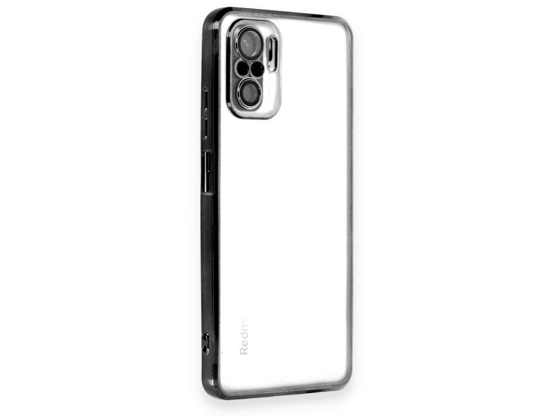 Newface Xiaomi Poco M5s Kılıf Razer Lensli Silikon - Siyah