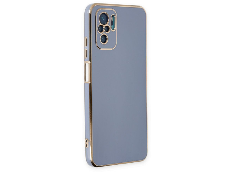 Newface Xiaomi Poco M5s Kılıf Volet Silikon - Mavi